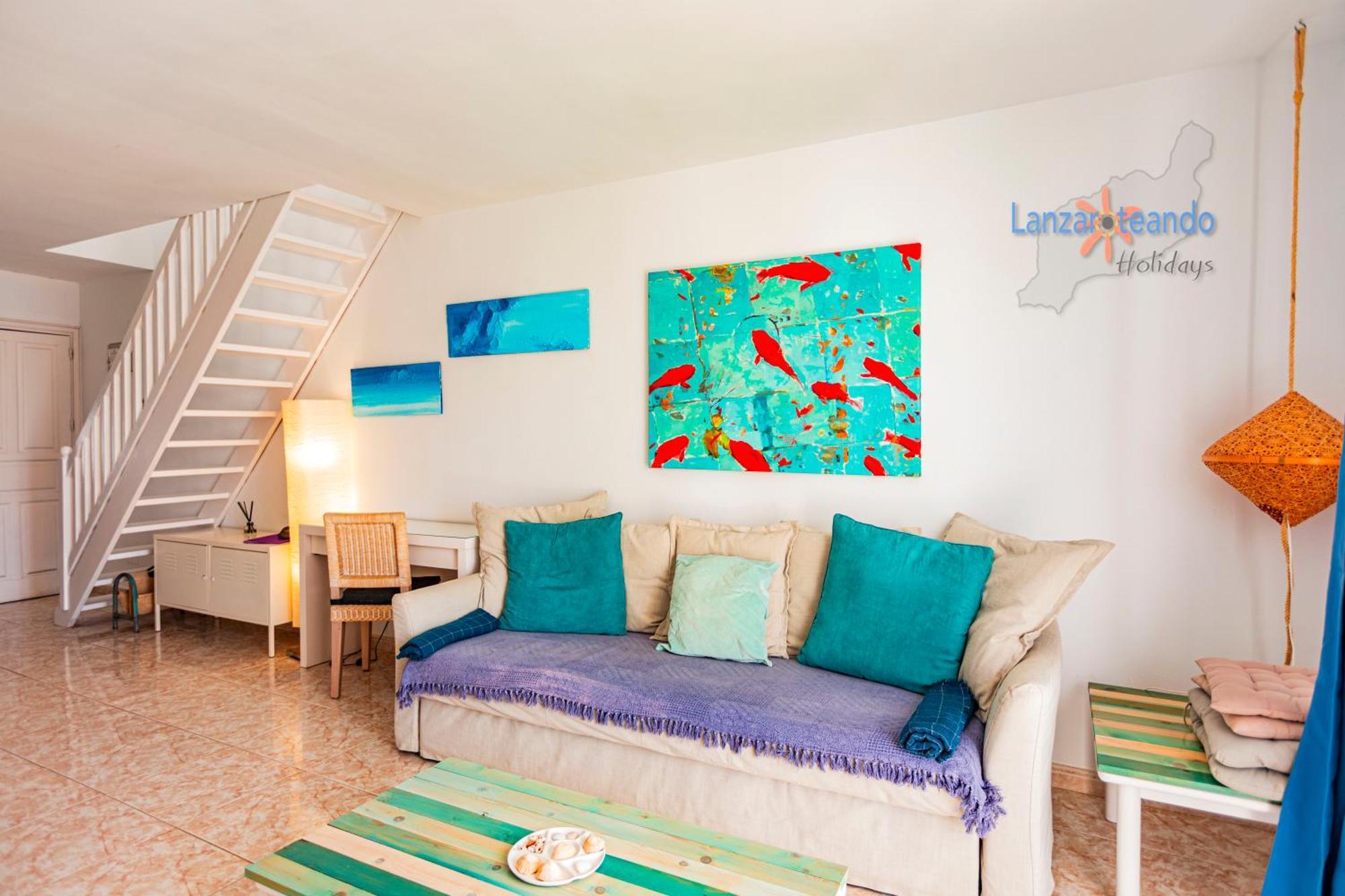 Vivienda Vacacional Sunny - Duplex Apartment 2Beds 2 Baths Costa Teguise Exterior photo